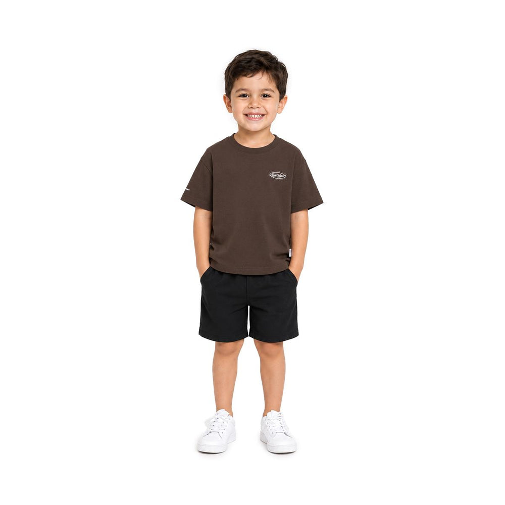 HIGH CULTURED Script Logo Studded Kids Tee - 0024