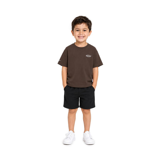 HIGH CULTURED Script Logo Studded Kids Tee - 0024