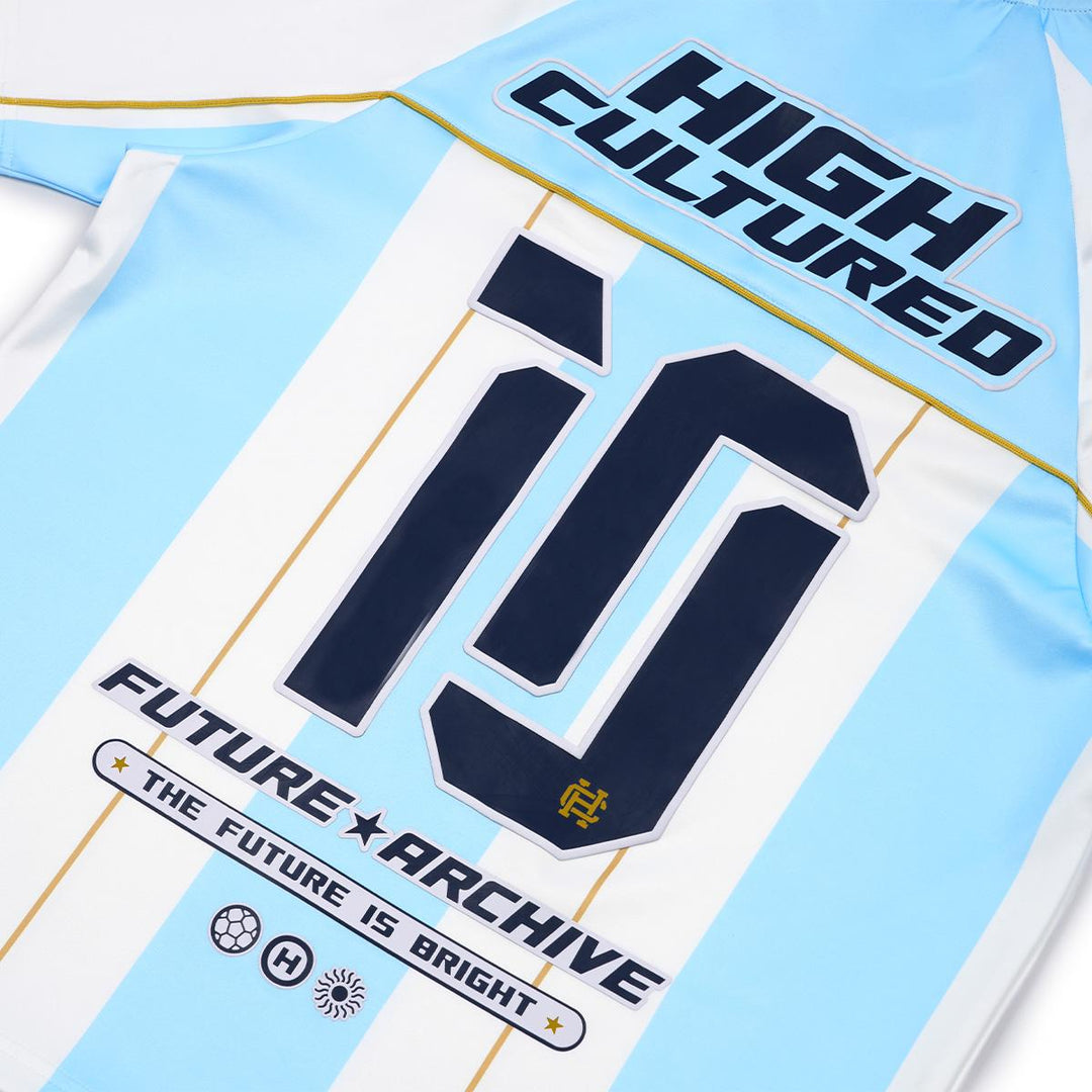 HIGH CULTURED Argentina World Cup Kids Jersey Polo Tee - 0021