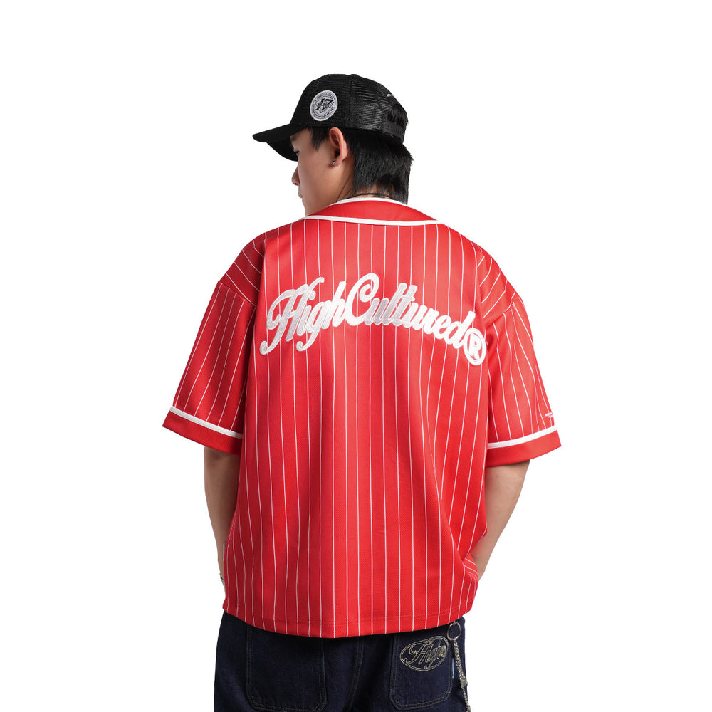 High Cultured Opulent Stripe Baseball Shirt - 94