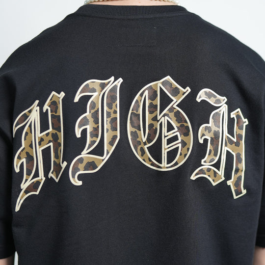 High Cultured Old English Leopard Print Tee - 1128