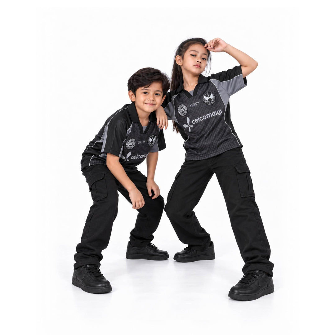 SRG S17 Black Kids Jersey - 0001