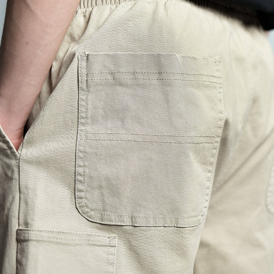 Cotton Loose Carpenter Shorts - 112