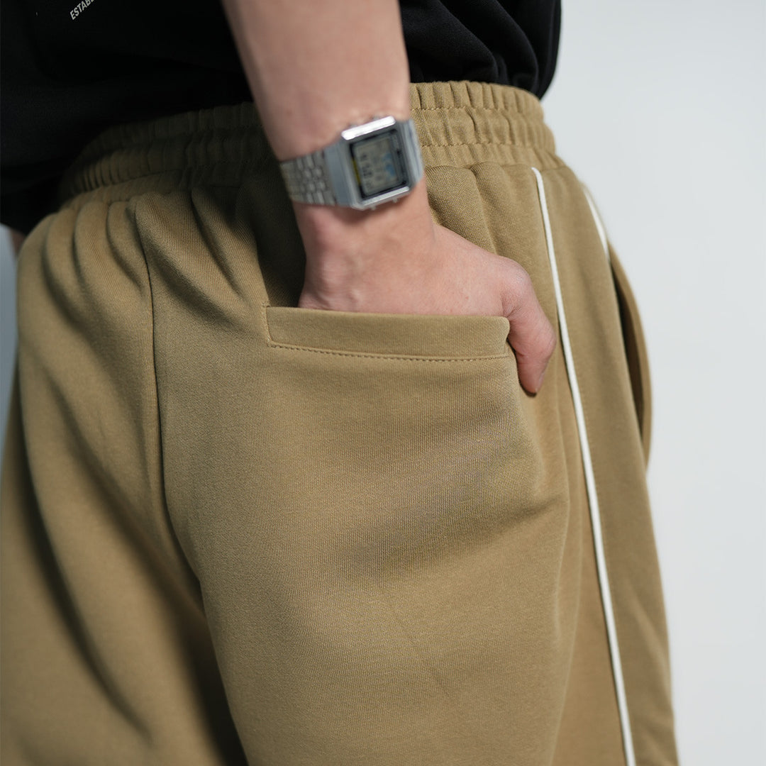 High Cultured Linear Stripes Long Cargo Pants - 153