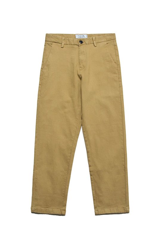 Loose-Fit Cotton Long Pants - 134