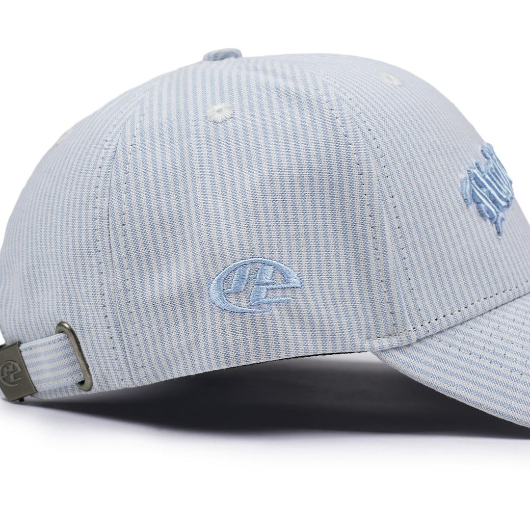 HIGH CULTURED Old English Logo Stripe Baseball Cap - 214