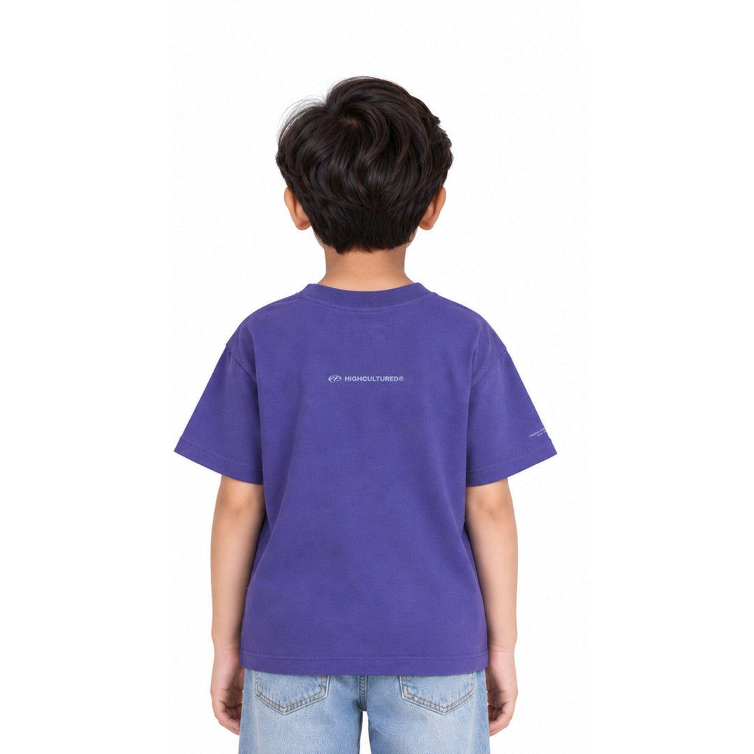 HIGH CULTURED Retro Script Kids Tee - 0027