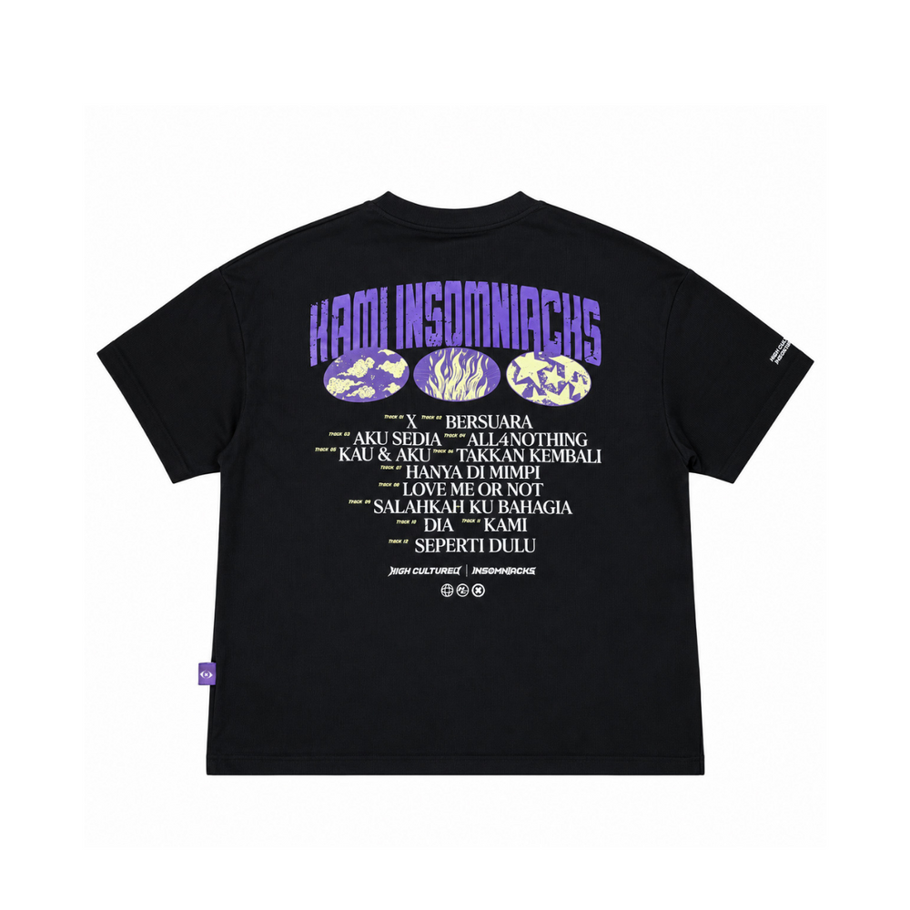 HIGH CULTURED X INSOMNIACKS “KAMI” Boxy Tee - 1217