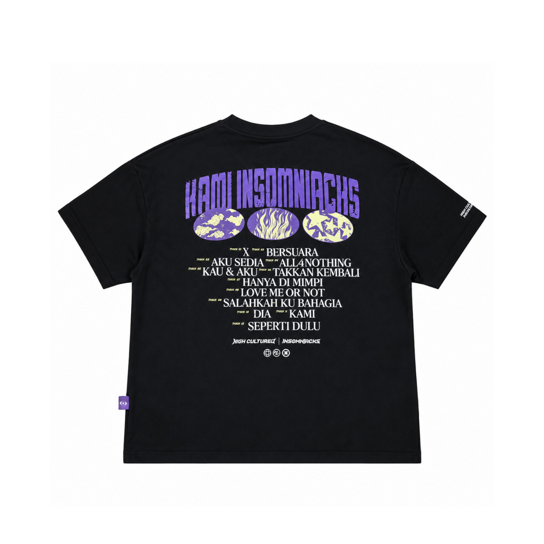 HIGH CULTURED X INSOMNIACKS “KAMI” Boxy Tee - 1217