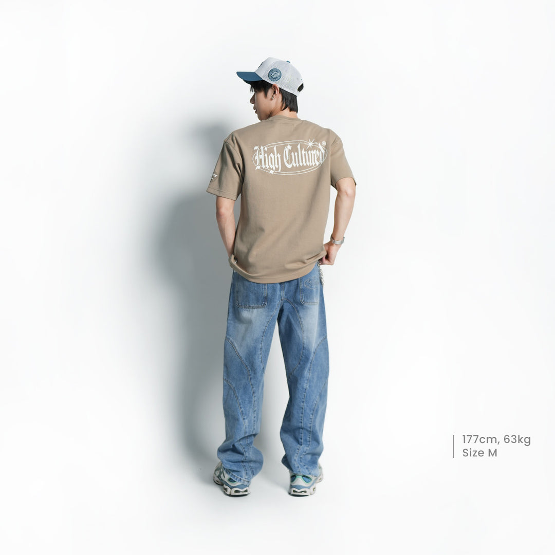 High Cultured Y2K Old English Tee - 1150