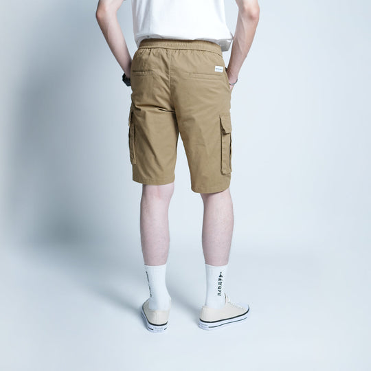 Elastic Cargo Short Pants - 104