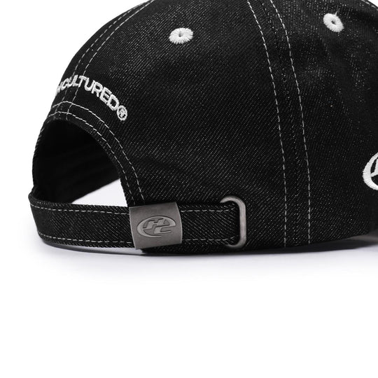 HIGH CULTURED Legacy Script Denim Baseball Cap - 213