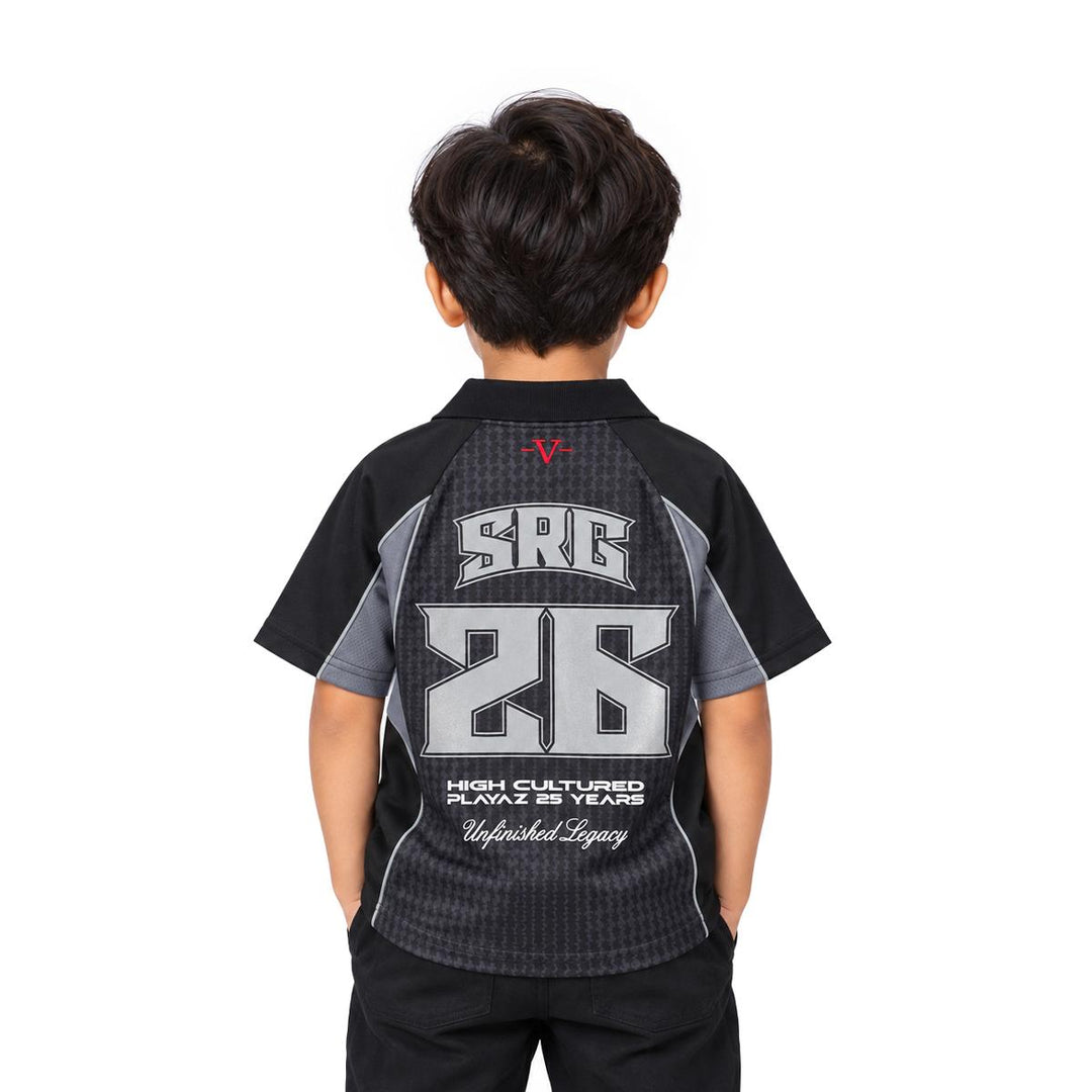 SRG S17 Black Kids Jersey - 0001