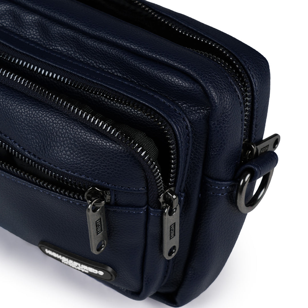 Full Grain Leather Crossbody Shoulder Bag - 77