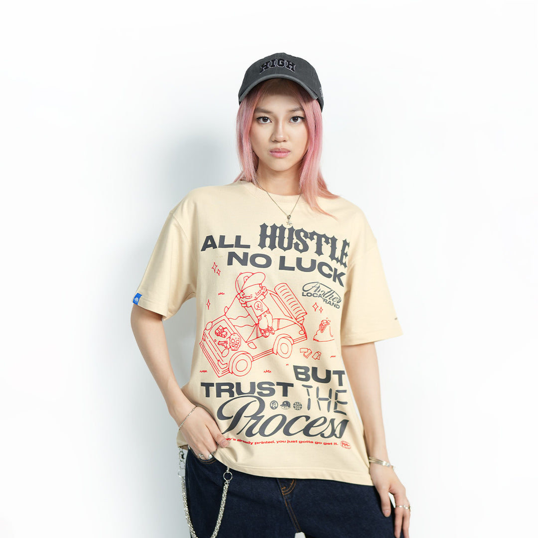 ANOTHER All Hustle No Luck Tee - 9090