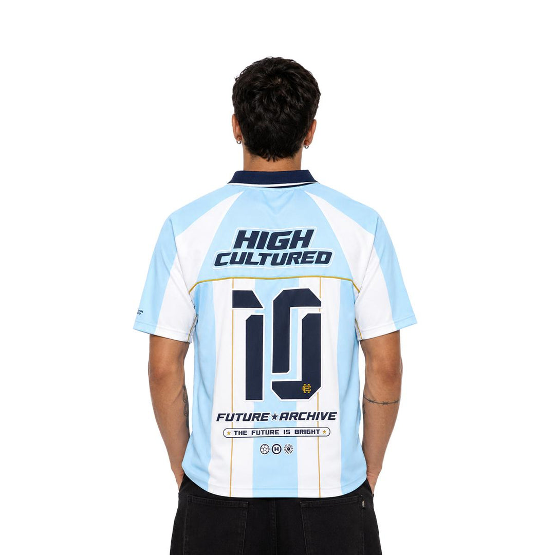 HIGH CULTURED Argentina World Cup Jersey Polo Tee - 169