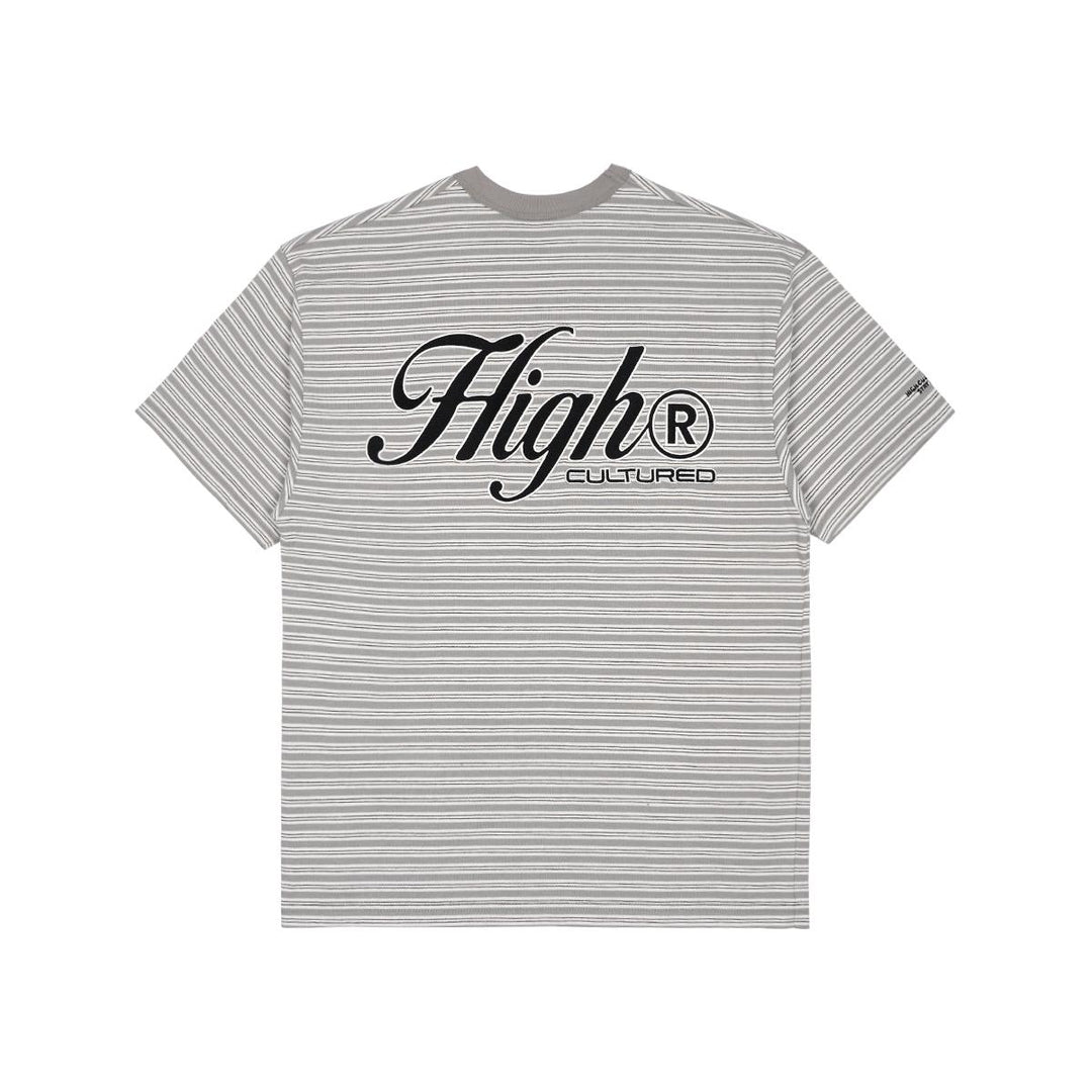 HIGH CULTURED Hyperloop Chrome Striped Tee - 1199