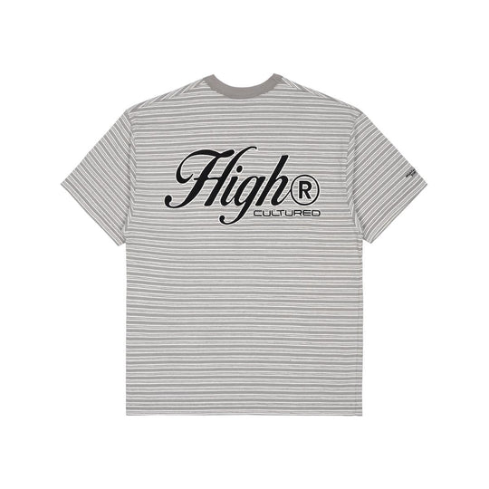 HIGH CULTURED Hyperloop Chrome Striped Tee - 1199