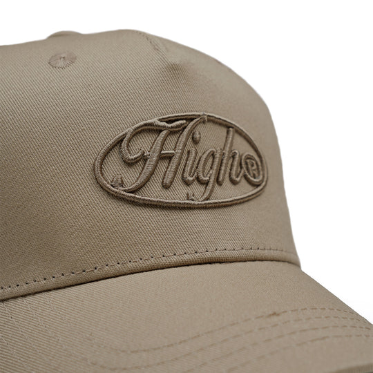 HIGH Round Opulent Logo Mesh A-Frame Cap - 199