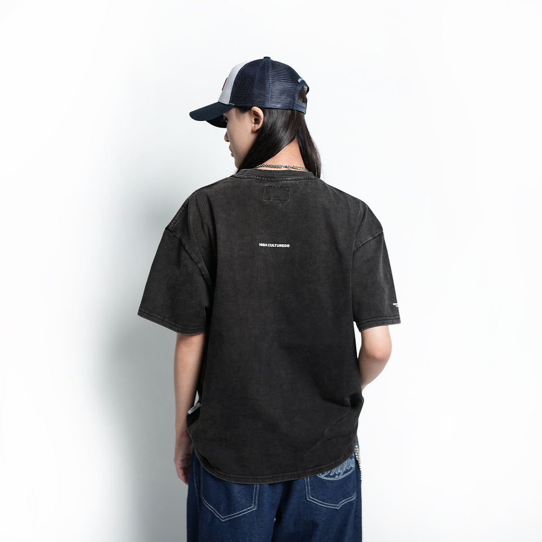 High Cultured Classic Arch Logo Washed Boxy Tee - 1134