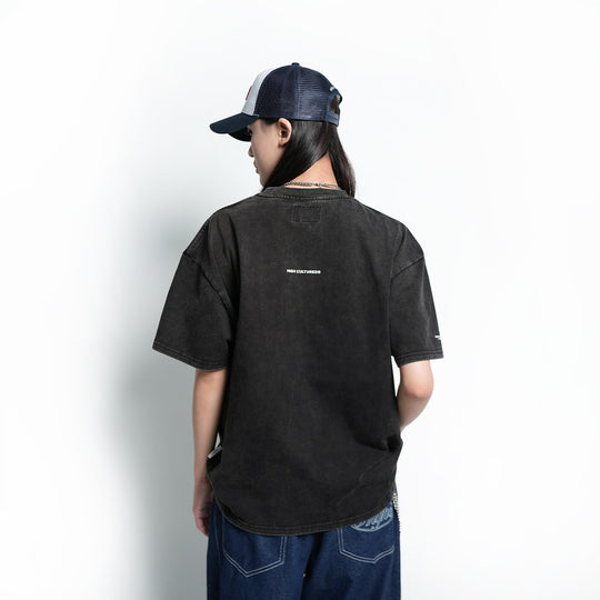 High Cultured Classic Arch Logo Washed Boxy Tee - 1134