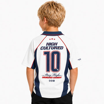 HIGH CULTURED England World Cup Jersey Kids Polo Tee - 0022