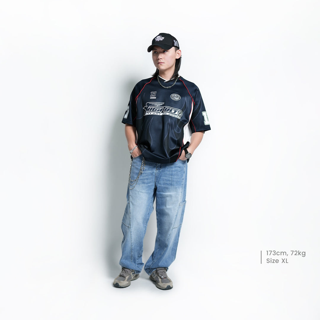 HC x Art Of Speed  Flame Jersey Tee - 1115