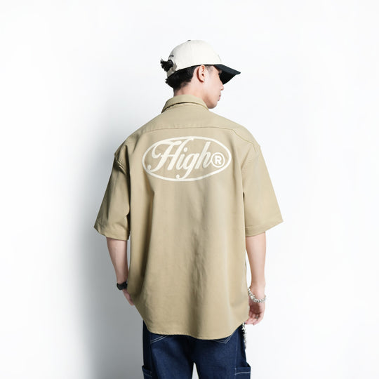 HC High Round Opulent Logo Short Sleeve Shirt - 89