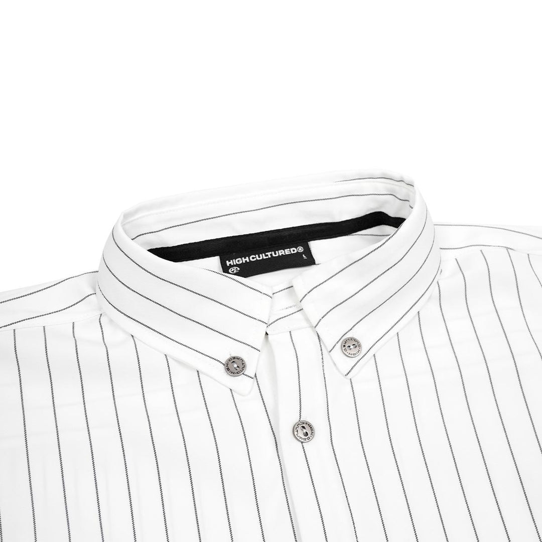 HIGH CULTURED Heritage Script Oxford Long Sleeve Shirt - 272
