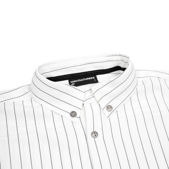 HIGH CULTURED Heritage Script Oxford Long Sleeve Shirt - 272