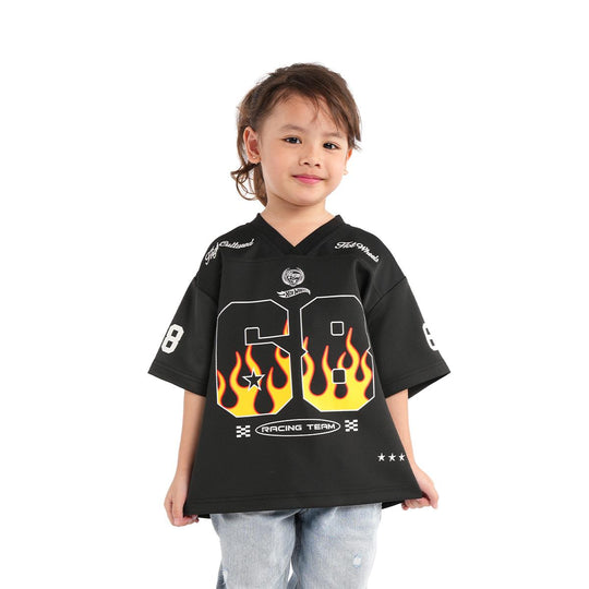 Hot Wheels x HIGH CULTURED Racing Team Kids Boxy Jersey Tee - 0018