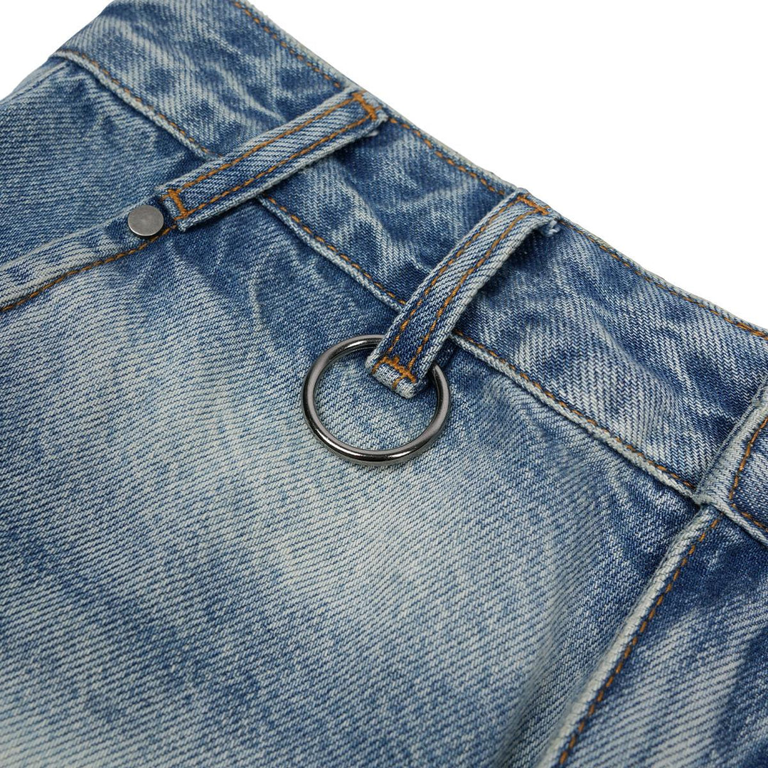 HIGH CULTURED Studio Washed Loose Long Jeans - 95