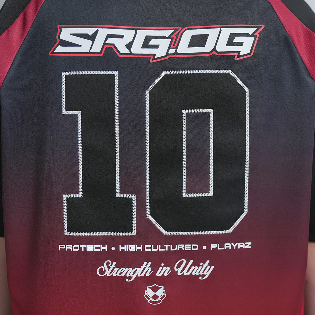 HIGH CULTURED x SRG.OG x PROTECH x PLAYAZ "Fearless Giants" Jersey Polo Tee - 154