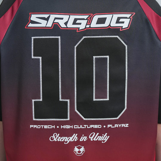 HIGH CULTURED x SRG.OG x PROTECH x PLAYAZ "Fearless Giants" Jersey Polo Tee - 154