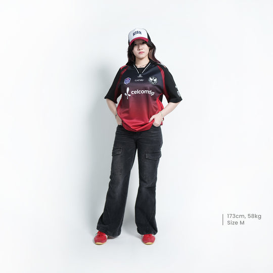 HIGH CULTURED x SRG.OG x PROTECH x PLAYAZ "Fearless Giants" Jersey Polo Tee - 154