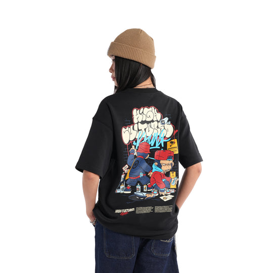 HIGH CULTURED X KATUN Street Graffiti Tee - 1159