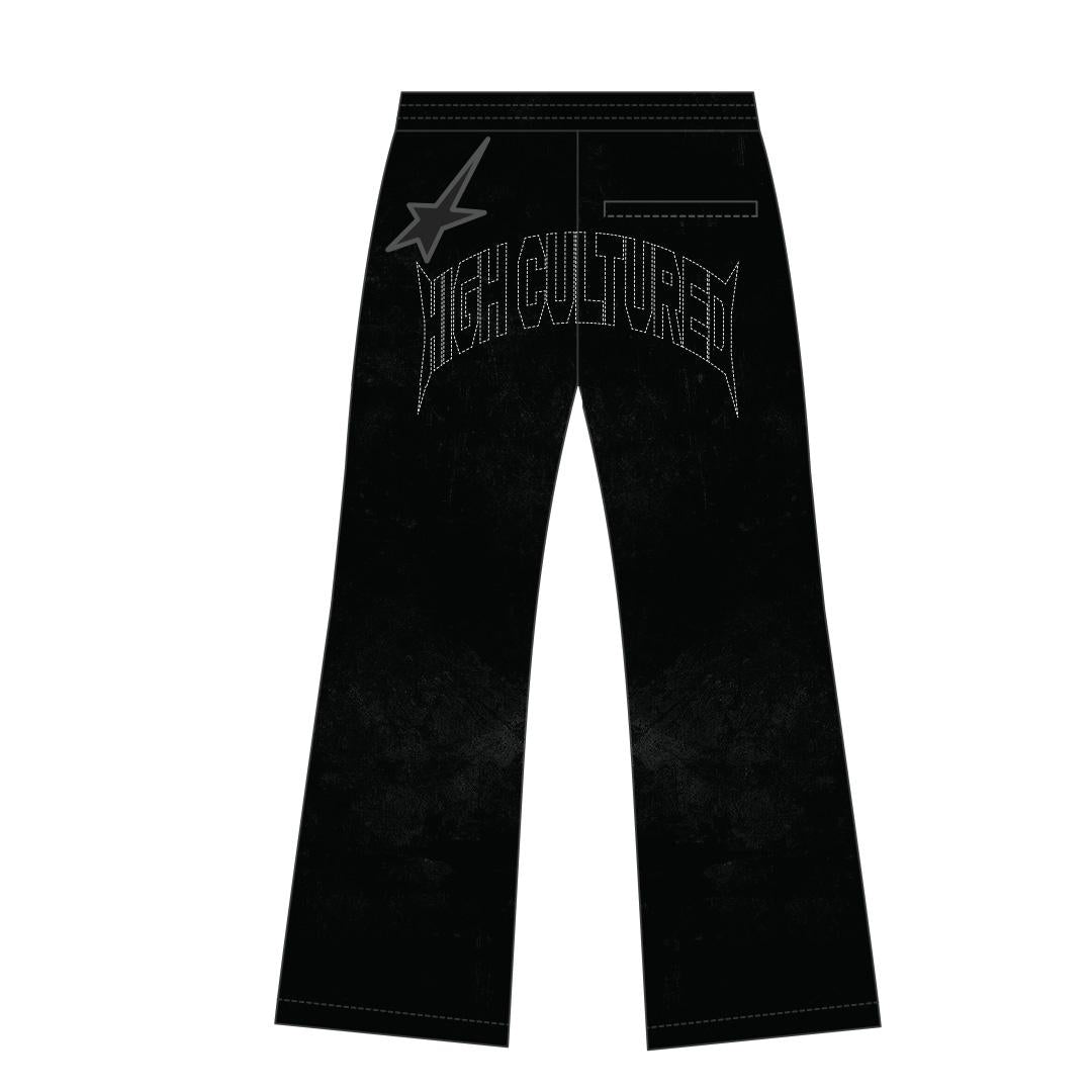 HIGH CULTURED X INSOMNIACKS Loose Bootcut Sweatpants - 165