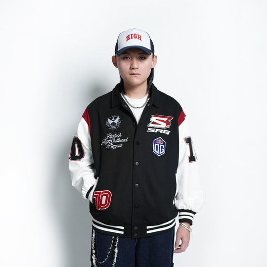 [Pre-Order] SRG.OG MSC 2025 x HIGH CULTURED x Playaz X Protech Varsity Jacket - 141 (Limited 1pcs per Order)