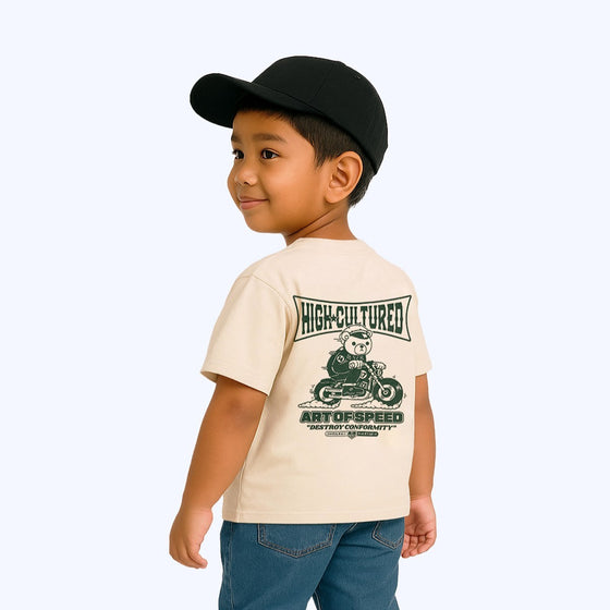 High Cultured x Art Of Speed Hiro Kids Tee - 0004