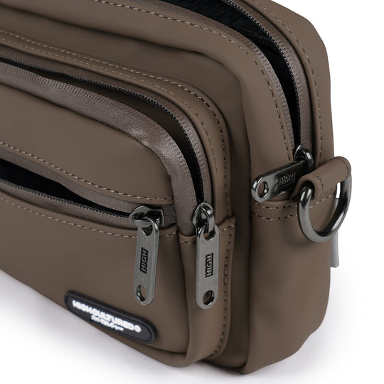 Smooth Leather Crossbody Shoulder Bag - 81