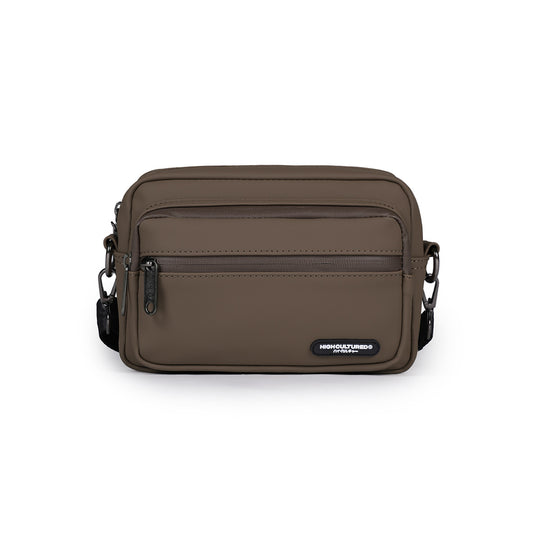 Smooth Leather Crossbody Shoulder Bag - 81