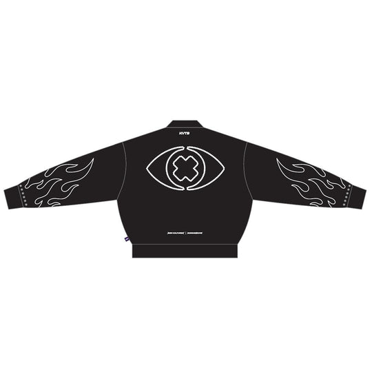 HIGH CULTURED X INSOMNIACKS Flame Bomber Jacket - 160