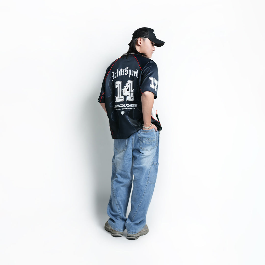 HC x Art Of Speed  Flame Jersey Tee - 1115