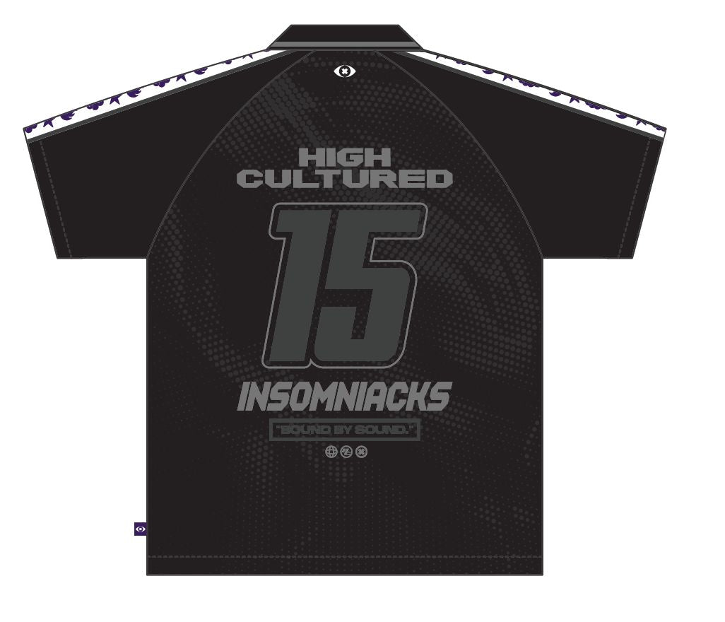 HIGH CULTURED X INSOMNIACKS Jersey Polo Tee - 148
