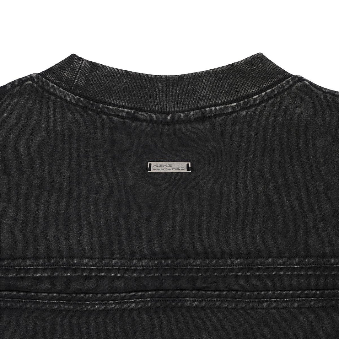 HIGH CULTURED Mono Protocol Washed Boxy Tee - 1191