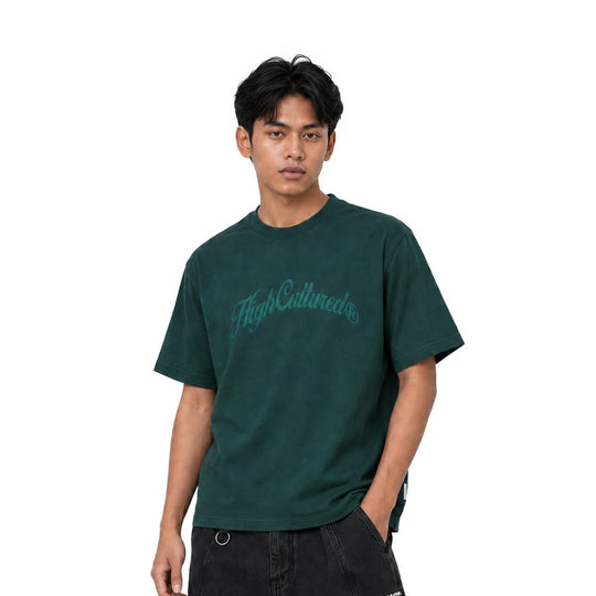 HIGH CULTURED Retro Script Tee - 1207