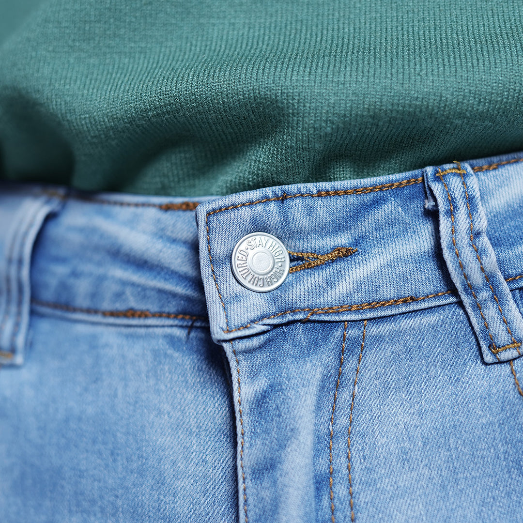 Slim-Fit Distressed Denim Jeans - 89