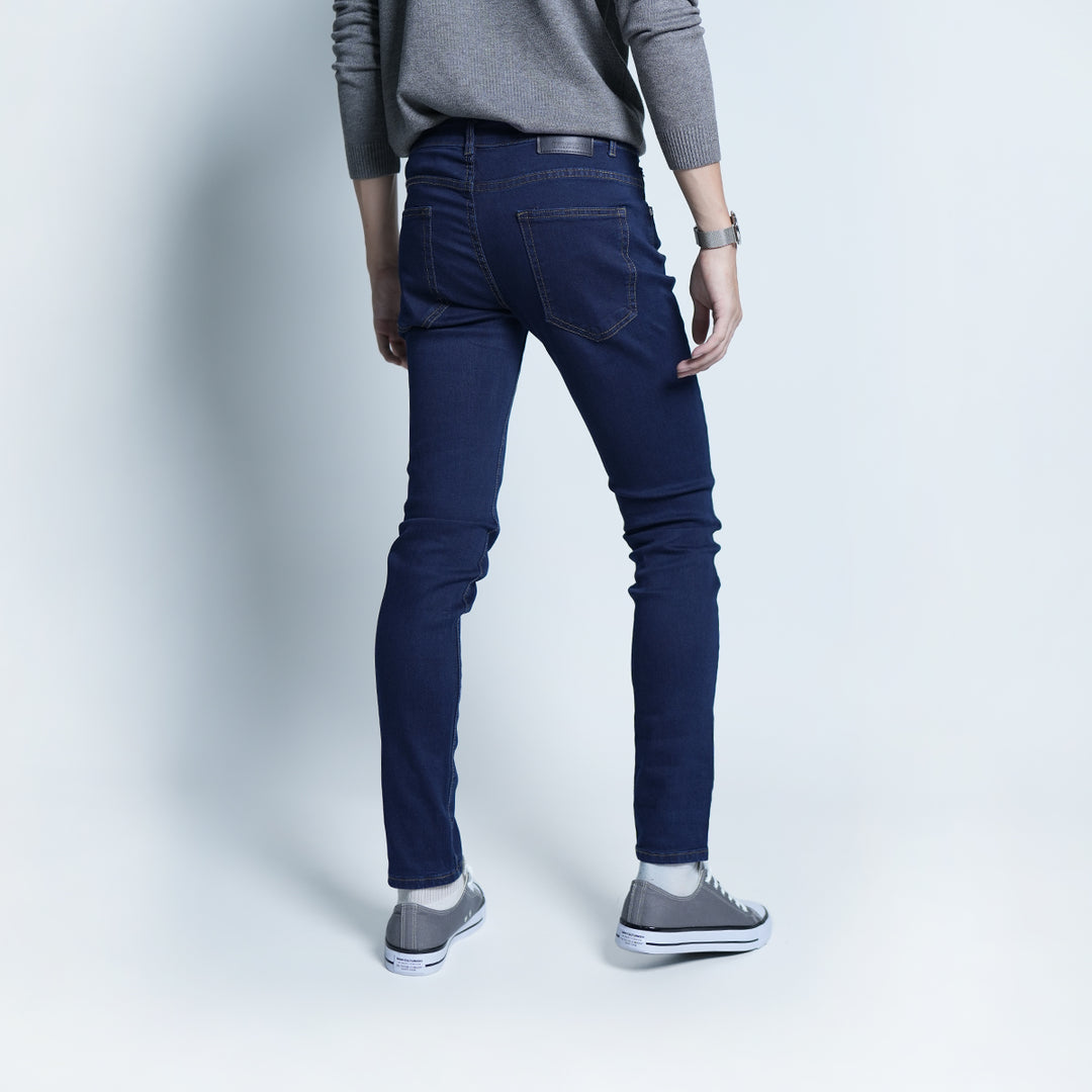 Slim-Fit Denim Long Jeans  - 90