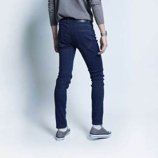 Slim-Fit Denim Long Jeans  - 90