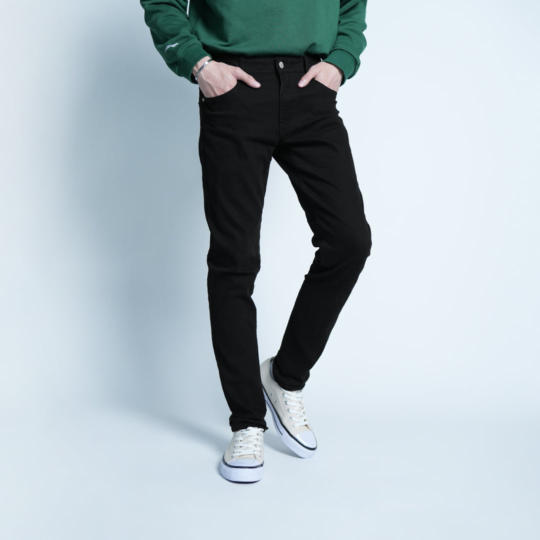 Black Skinny-Fit Long Pant - 113 High Cultured